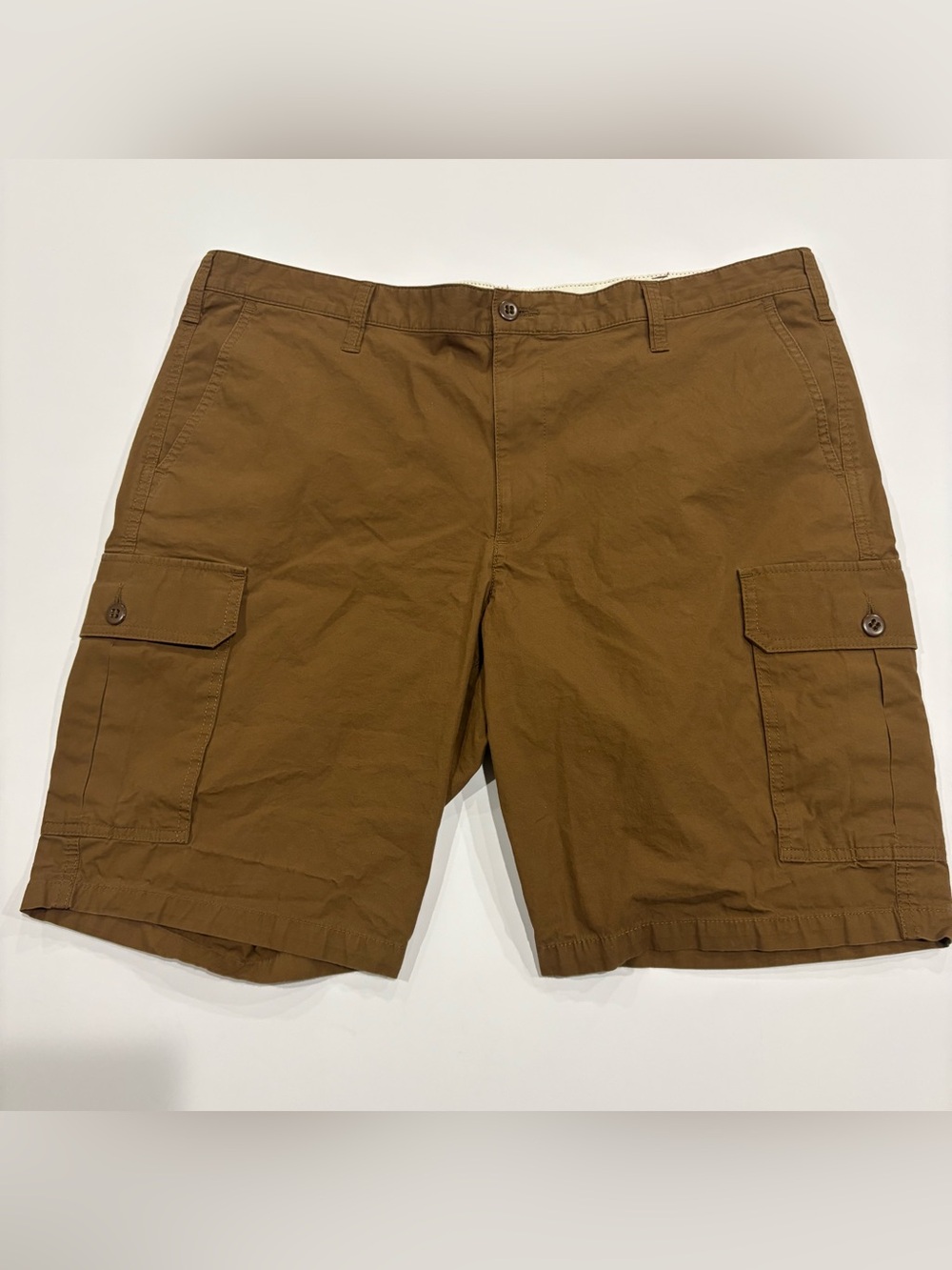 Dockers Cargo Shorts Mens 40 Brown Stretch Cotton Utility Casual W40